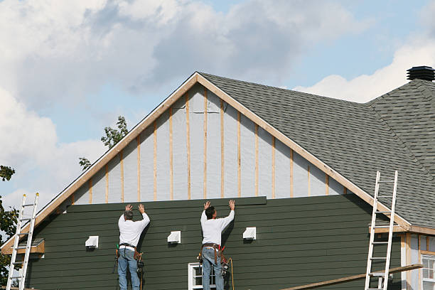 Professional Siding technician working in Apollo Beach, FL